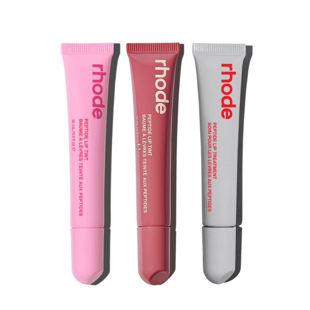 The Peptide Lip Trio Strawberry Glaze, Jelly Bean, Salty Tan